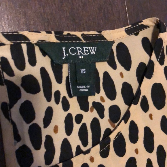 JCrew Cheetah Blouse - Picture 4 of 10